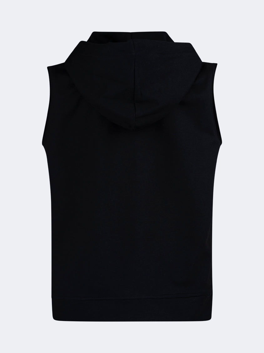 Oil And Gaz Sleeveless Kids Lifestyle Vest Black