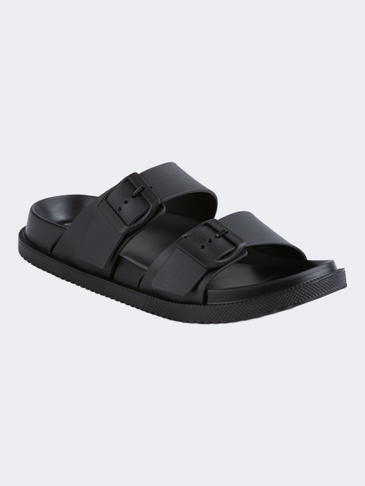 Oil & Gaz Comfortable Women Lifestyle Slide Black
