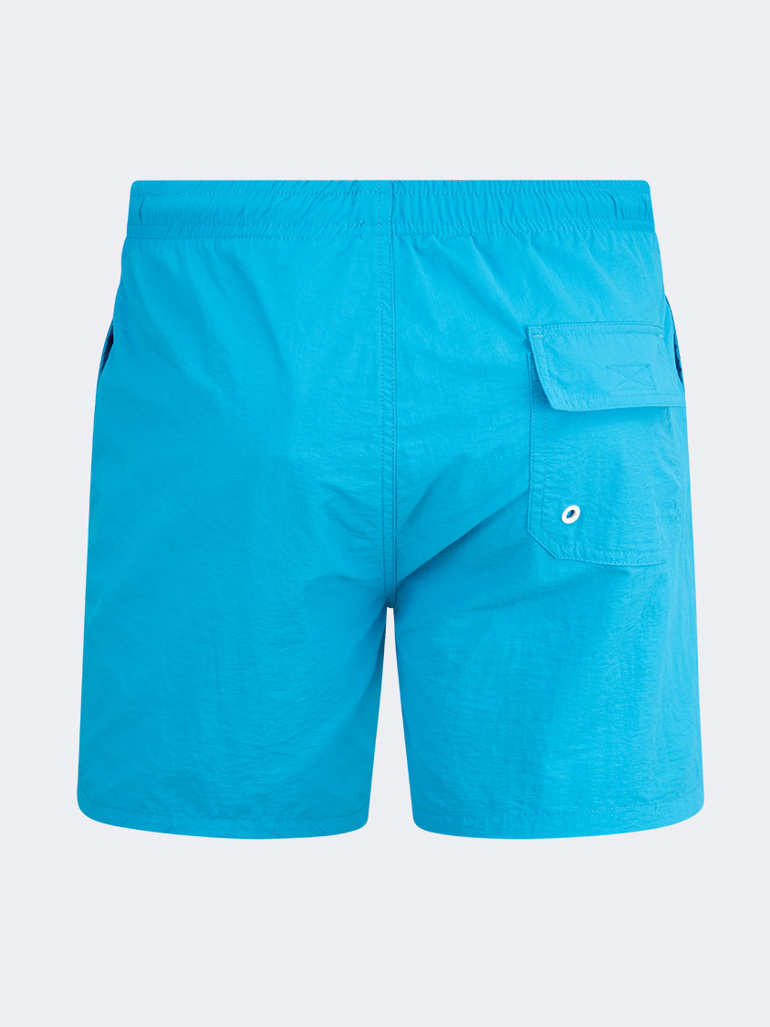 Oil And Gaz Confortable Men Beach Swim Short Light Blue