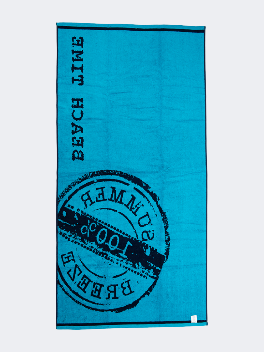 Oil And Gaz Soft Unisex Beach Towel Navy