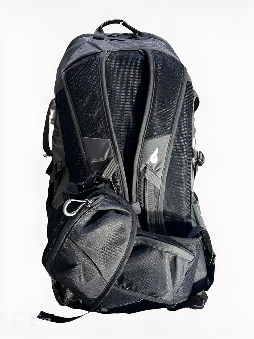 Oil And Gaz 20 L Unisex Hiking Bag Dark Grey/Black