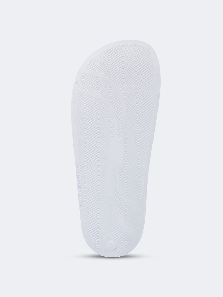 Oil And Gaz Comfy Unisex Beach Slide White/Black