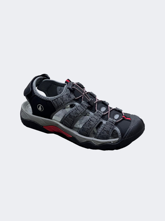 Oil & Gaz Closed Toe Men Lifestyle Sandals Black/Red
