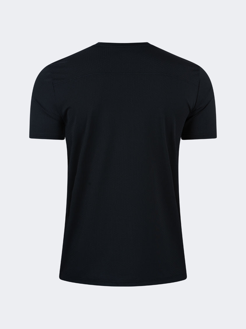 Oil And Gaz Comfortable Men Sportwear T-Shirt R-Neck Black