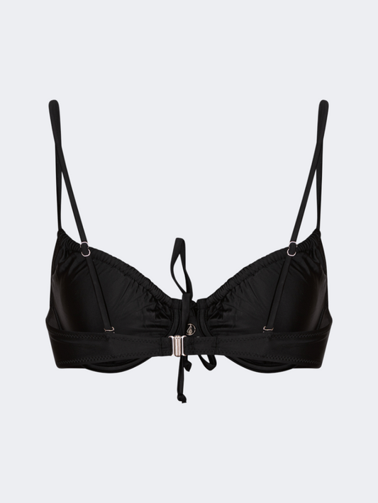 Oil & Gaz Comfortable Women Beach Bra Black