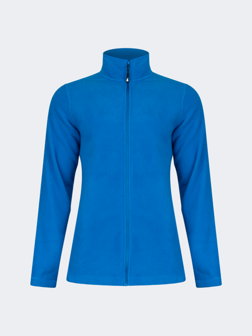 Oil&Gaz Soft Men Skiing Full Zip Fleece Royal Blue