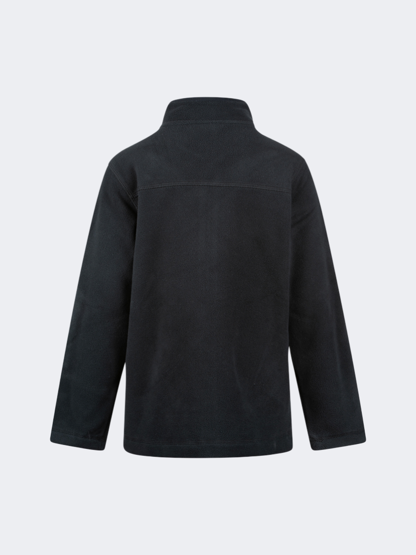 Oil&Gaz Soft Kids-Boys Skiing Full Zip Fleece Black