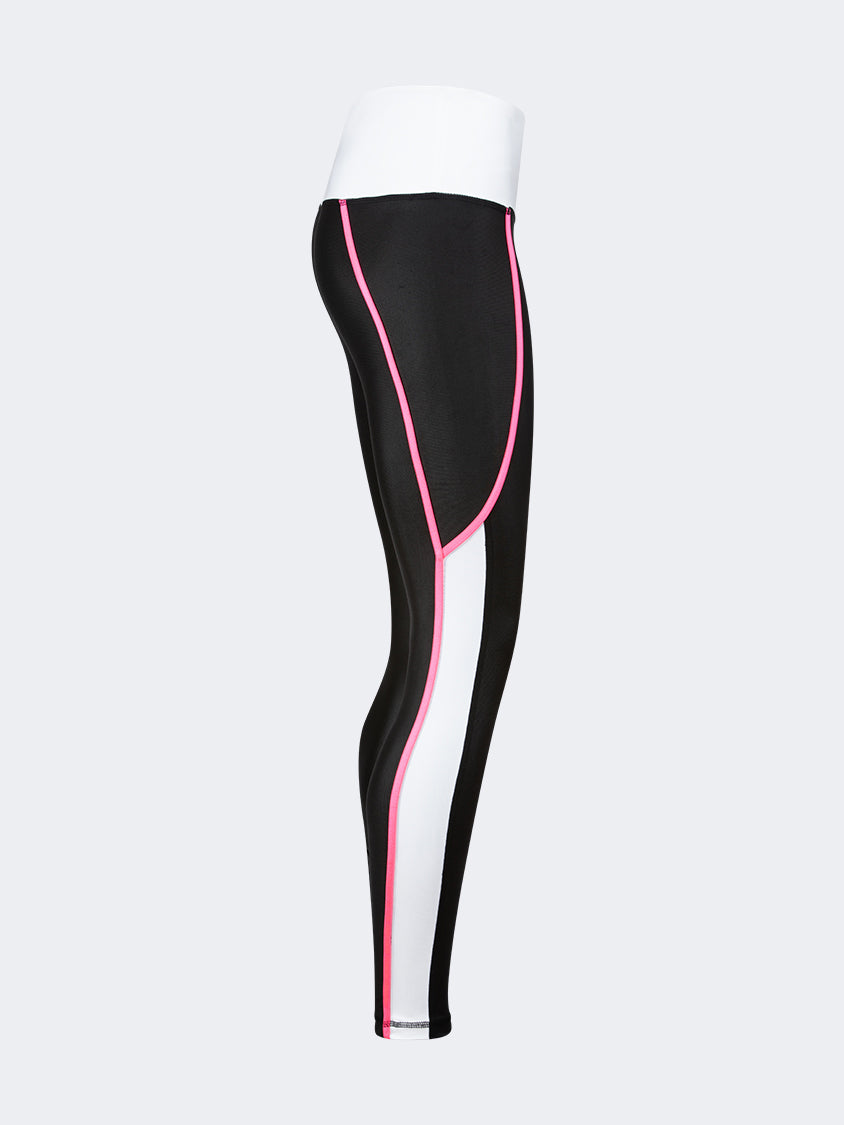 Oil And Gaz Plain Women Lifestyle Tight Black/White/Pink