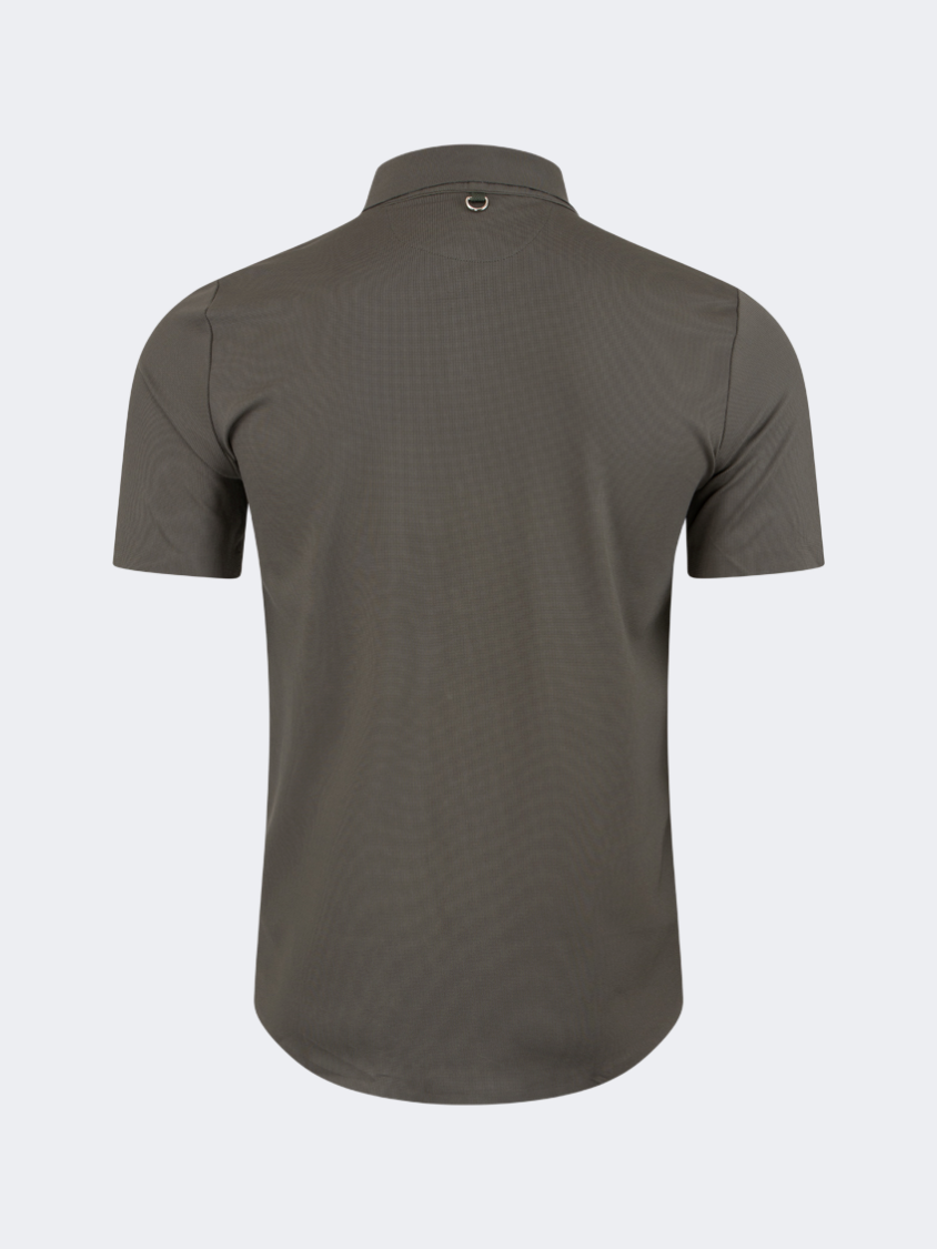 Oil And Gaz Basic Men Lifestyle T-Shirt Olive