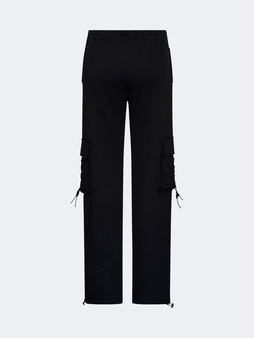 Oil And Gaz Durable Women Lifestyle Cargo Pant Black