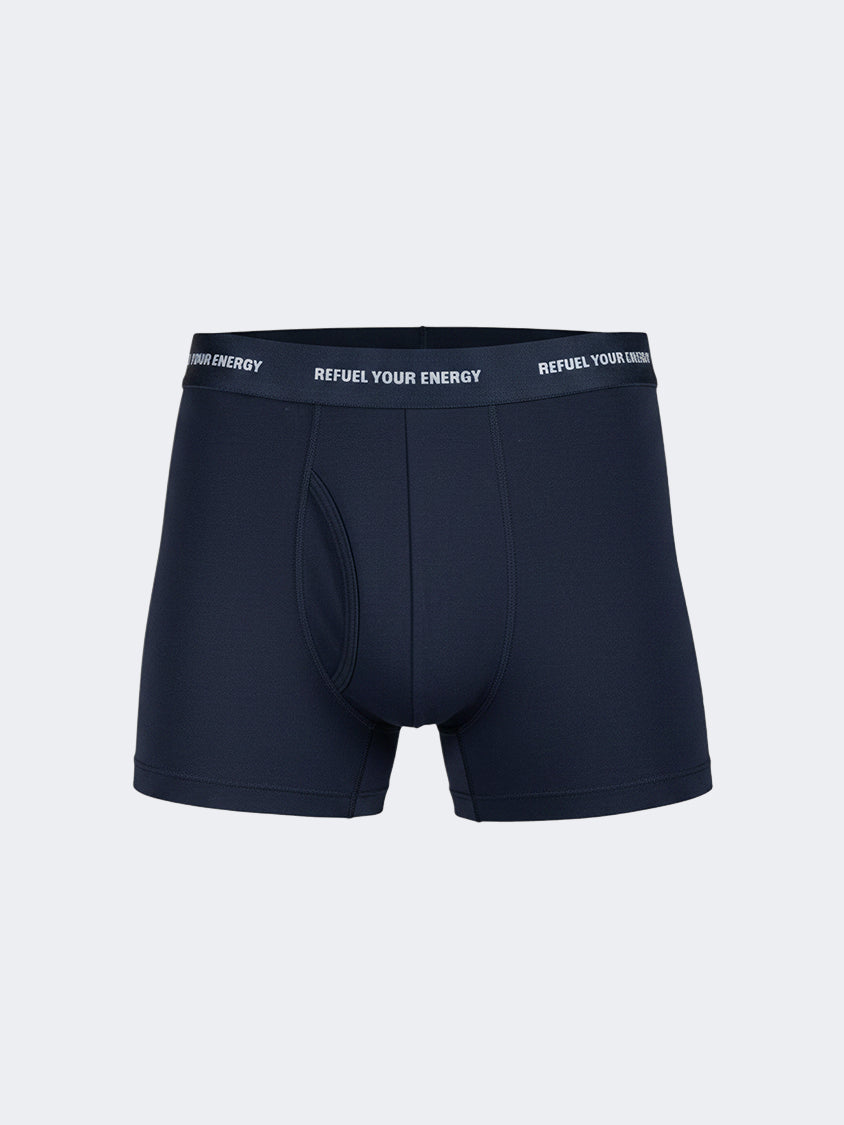 Oil&Gaz Cotton Men Underwear Boxer Pack Of 3 Navy