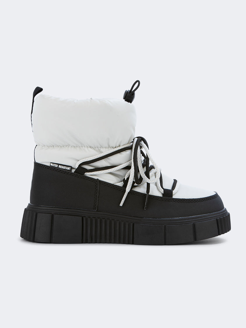 Oil And Gaz Functional Women Skiing After Ski Boots White