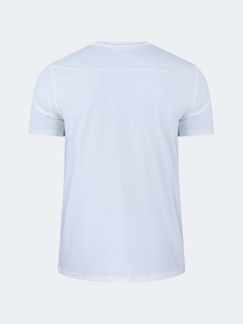 Oil And Gaz Comfortable Men Sportwear T-Shirt R-Neck White
