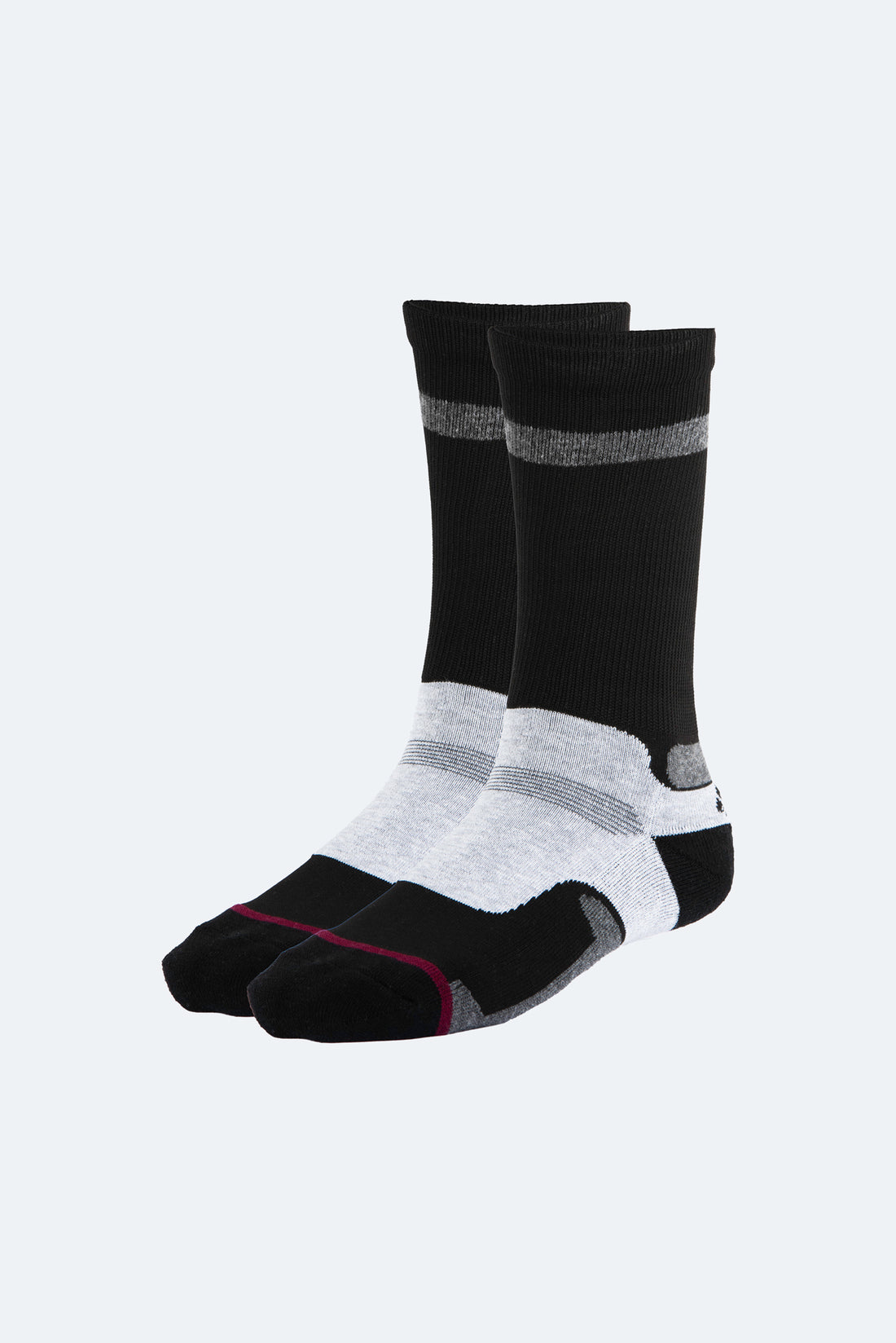 Oil And Gaz Sporty Unisex Hiking Sock Black/D-Grey/L-Grey/Brg