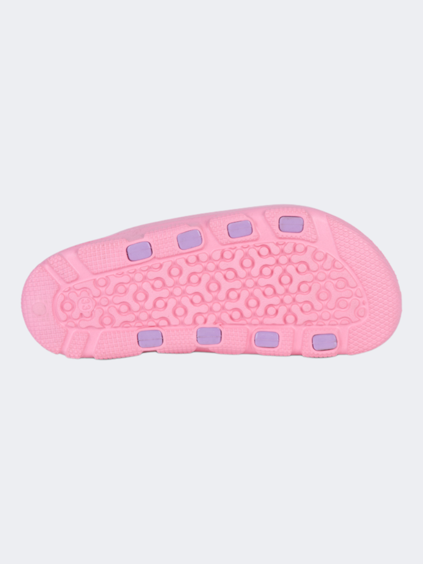 Oil And Gaz Relaxed Kids-Boys Beach Slide Pink/Purple