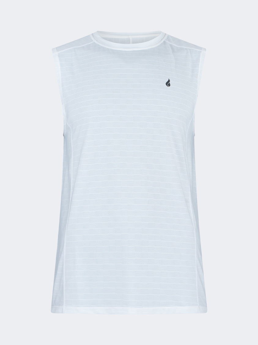 Oil And Gaz Comfortable Men Training Tank White