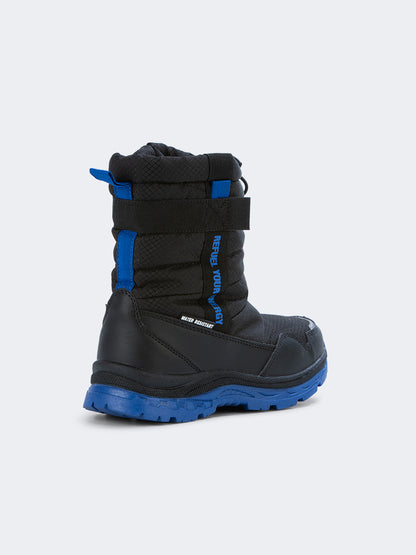 Oil And Gaz Comfy Kids-Boys Skiing After Ski Boots Black/Blue