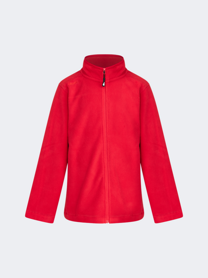 Oil&amp;Gaz Soft Kids-Boys Skiing Full Zip Fleece Red