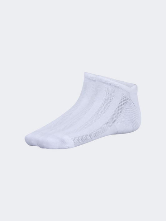 Oil & Gaz Soft 3 Pack Unisex Lifestyle Socks White