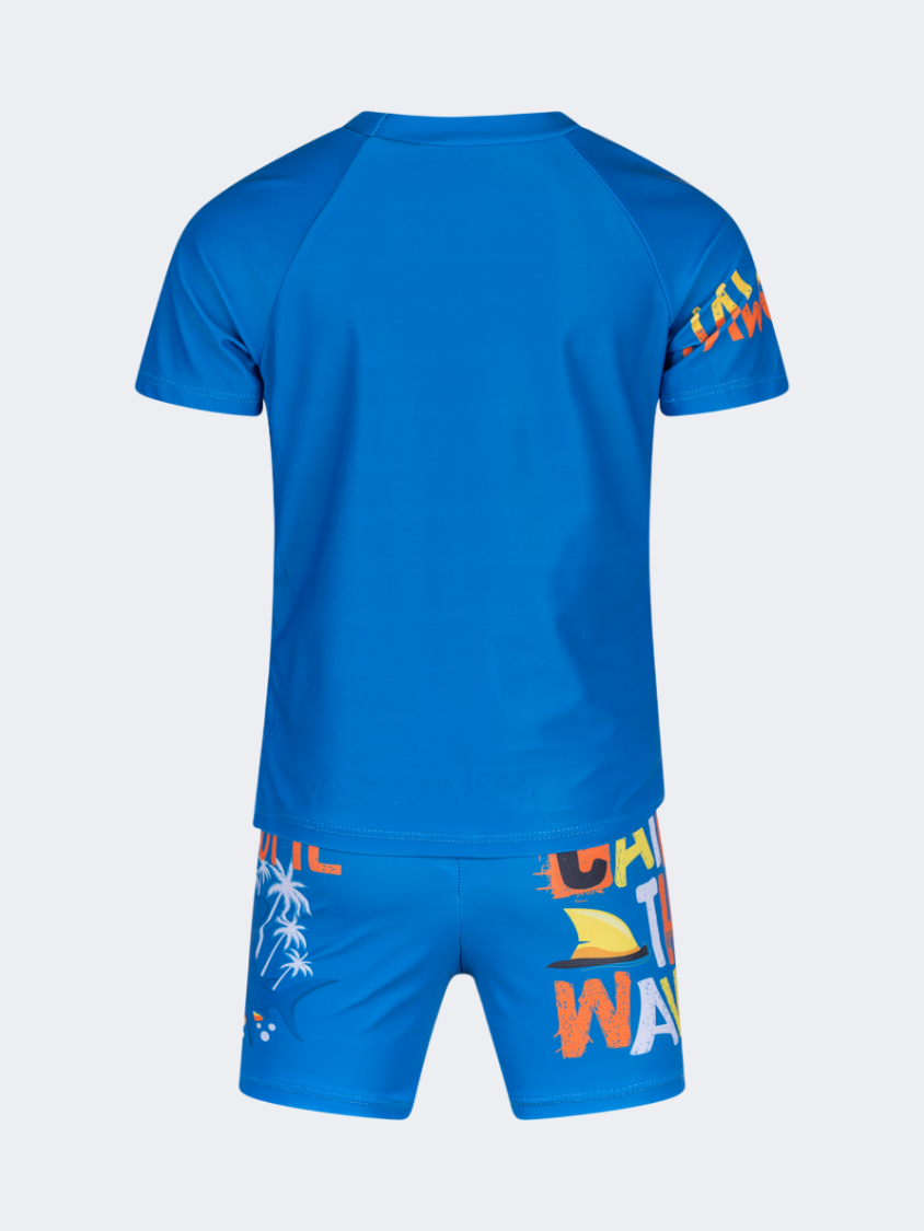 Oil And Gaz Stylish Kids-B Beach Swimming Set  Blue