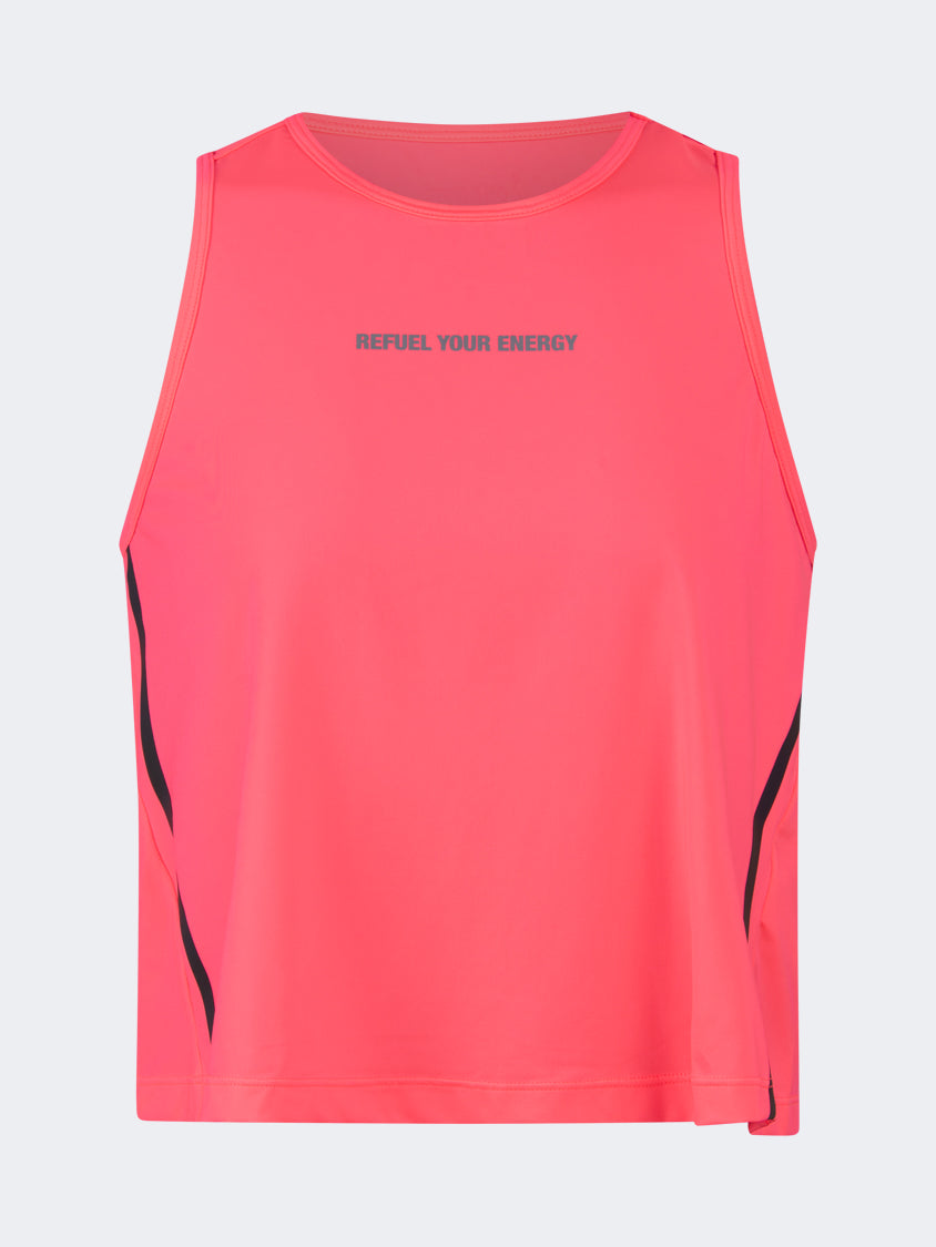 Oil And Gaz Comfortable Women Training Tank Pink