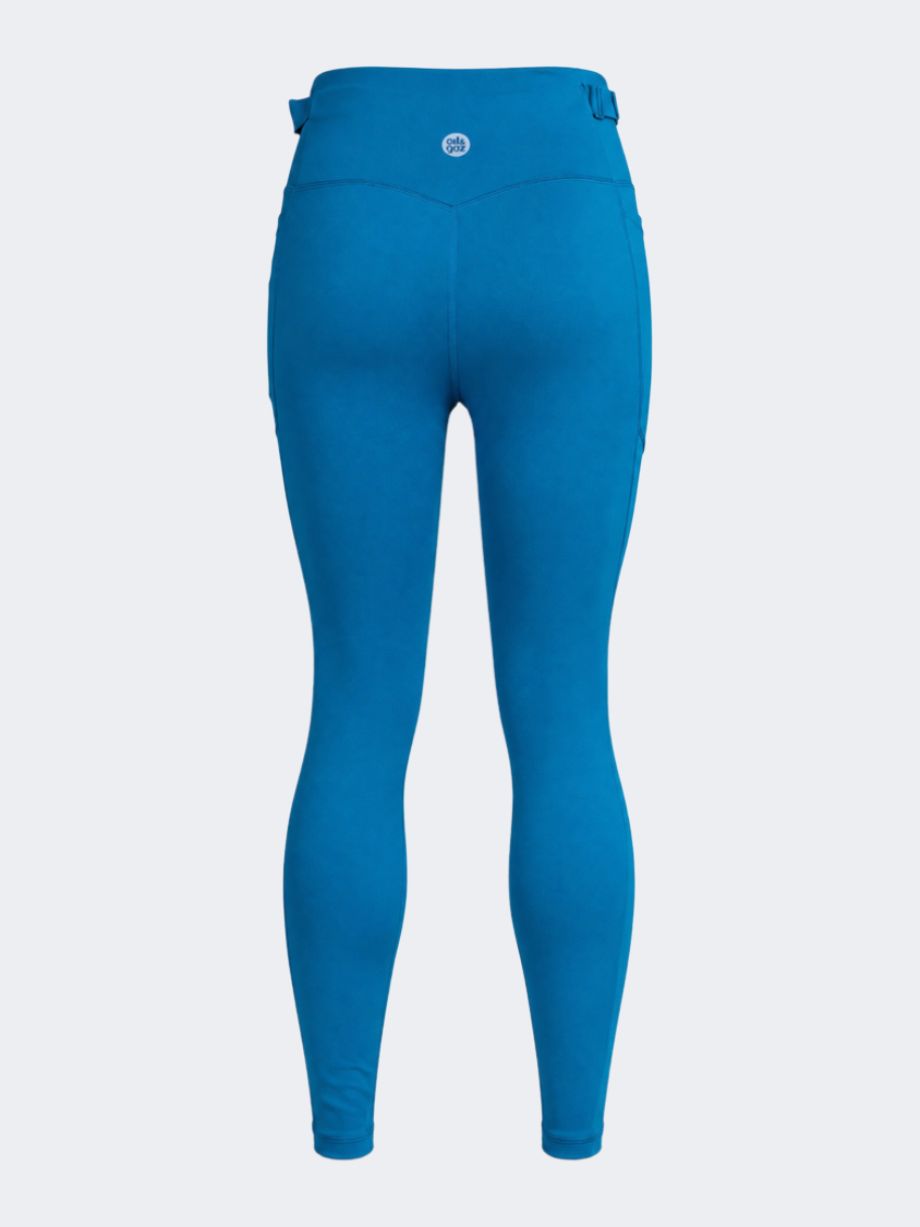 Oil &amp; Gaz Sculpting Women Training Legging Blue
