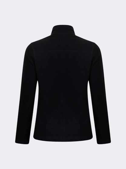 Oil&amp;Gaz Soft Women Skiing Full Zip Fleece Black