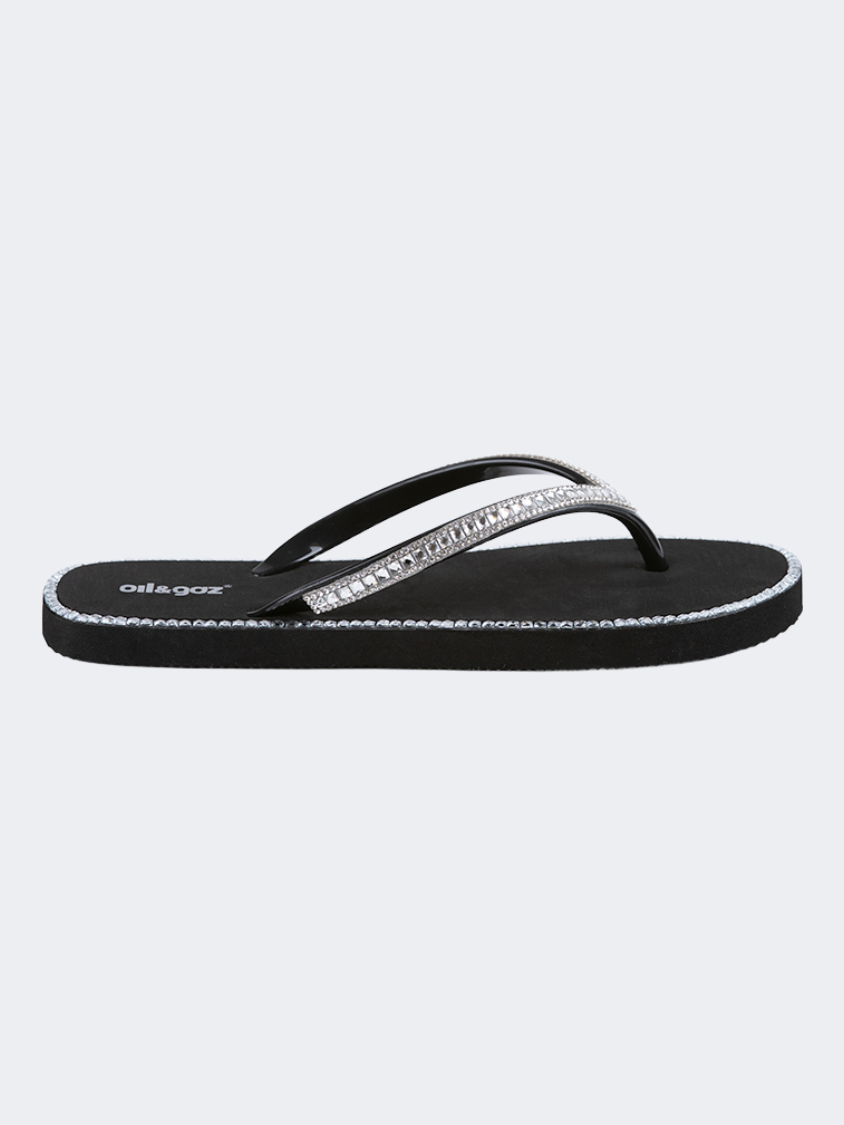 Oil&Gaz Comfortable Women Lifestyle Slipper Black