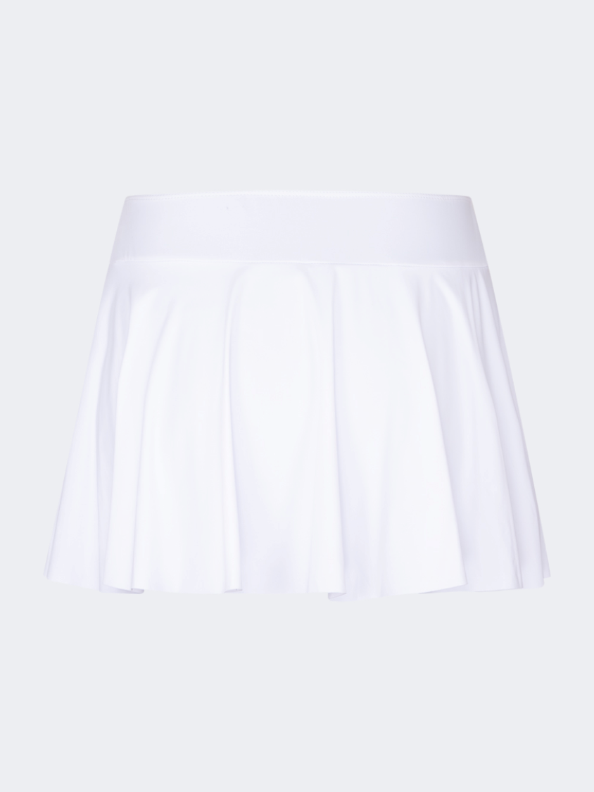 Oil And Gaz Flexible Women Beach Skirt White