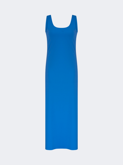 Oil&amp;Gaz Stylish Women Lifestyle Sleeveless Dress Royal Blue