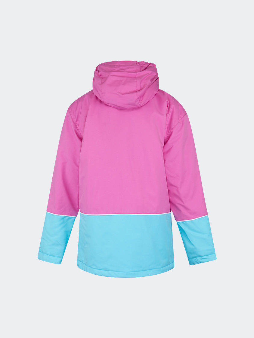 Oil And Gaz Comfortable Kids Girls Skiing Jacket Pink/Blue