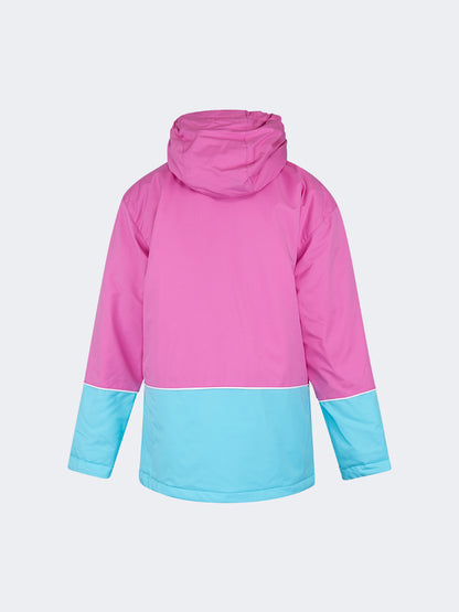 Oil And Gaz Comfortable Kids Girls Skiing Jacket Pink/Blue