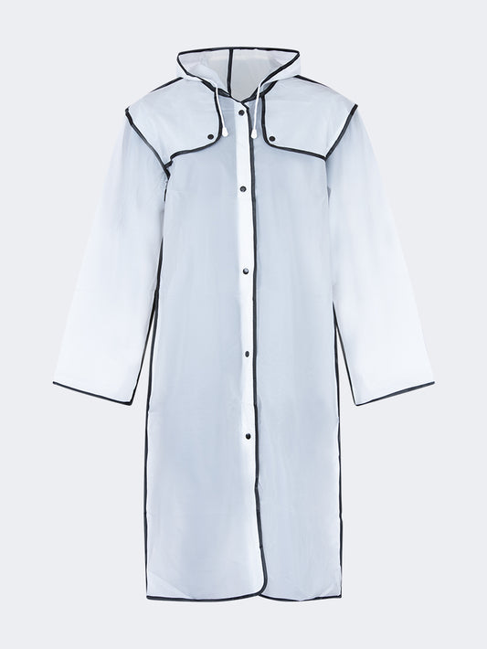Oil & Gaz Waterproof Women Lifestyle Jacket Transparent/Black