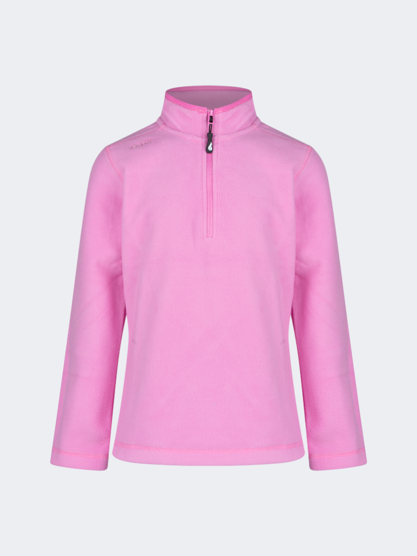 Oil&amp;Gaz Warm Kids-Girls Skiing 1/4 Zip Fleece Pink