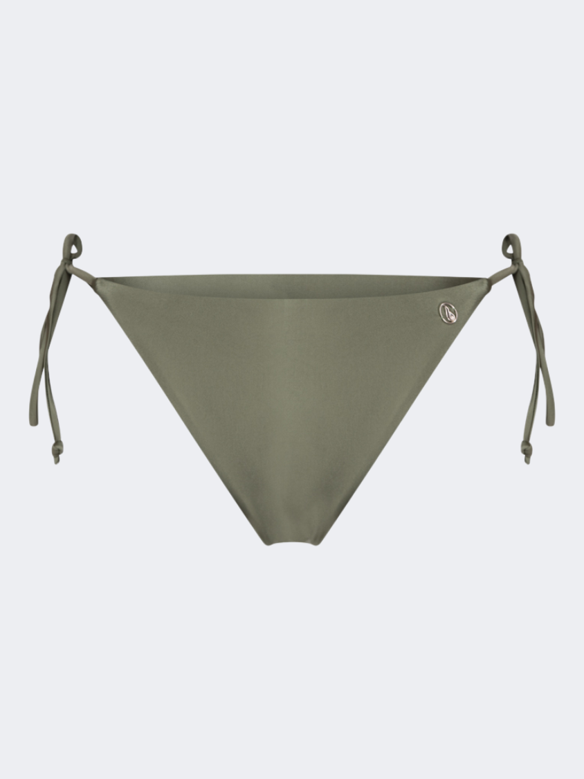 Oil And Gaz Comfortable Women Beach Tie Side Bottom Olive