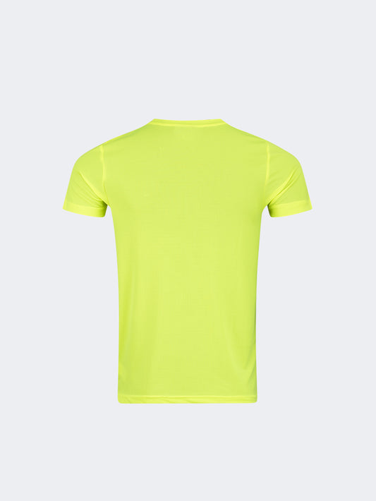 Oil & Gaz Lightweight Men Multisport T-Shirt Yellow Fluo