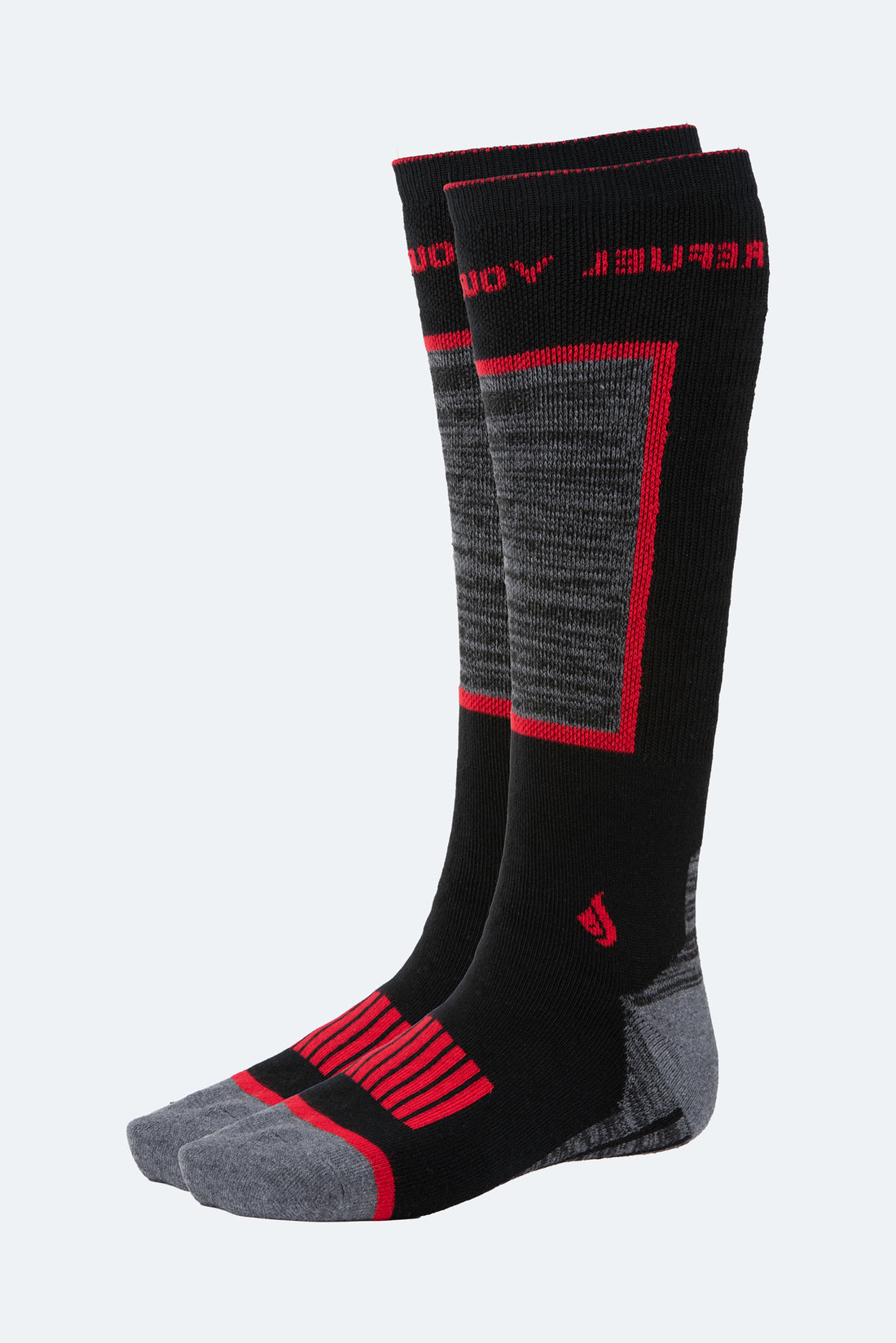 Oil And Gaz Sporty Unisex Skiing Sock Black/Red