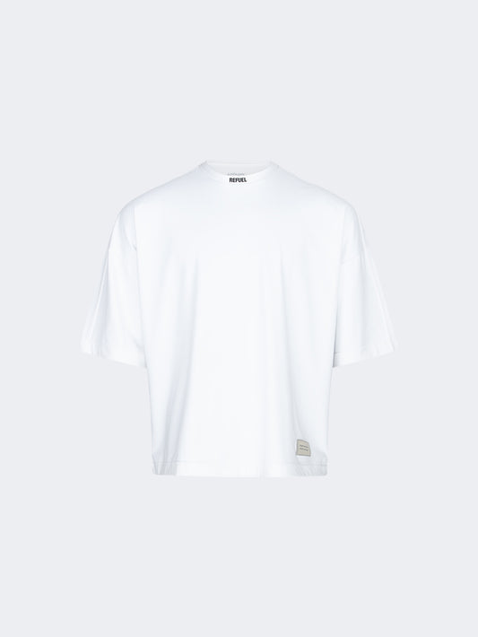 Oil & Gaz Oversized Unisex Lifestyle T-Shirt White
