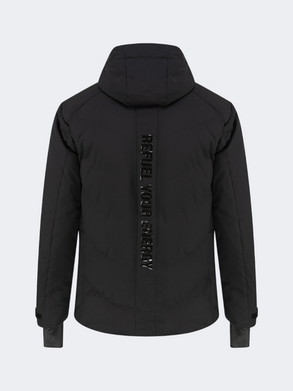 Oil&amp;Gaz Durable Men Ski Jacket Black