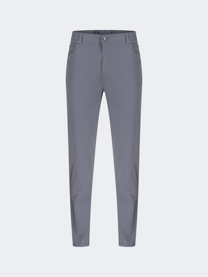 Oil And Gaz Straight-Cut Men Lifestyle 5 Pockets Pant Grey