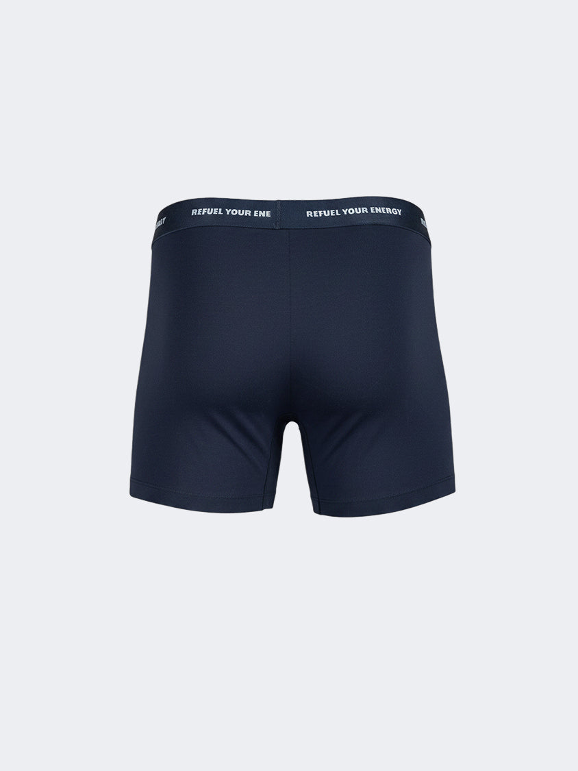 Oil&amp;Gaz Cotton Men Underwear Boxer Pack Of 3 Navy
