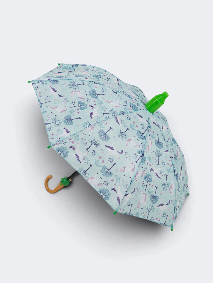 Oil&amp;Gaz Printed Unisex Lifestyle Stick Umbrella Green