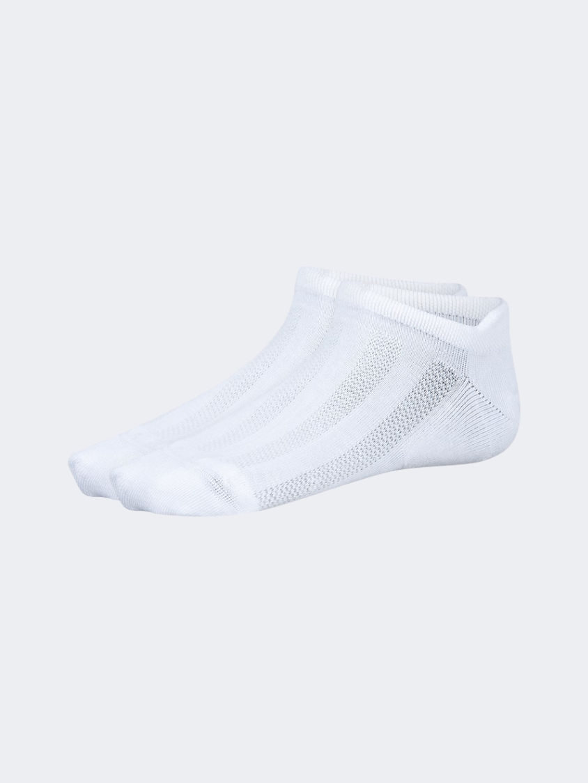 Oil And Gaz Soft 3 Pack Kids Lifestyle Socks White