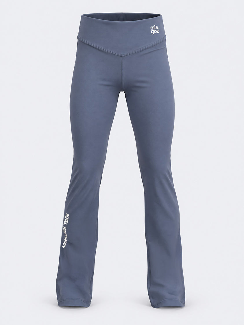 Oil &amp; Gaz Flared Kids-Girls Lifestyle Tight Blue
