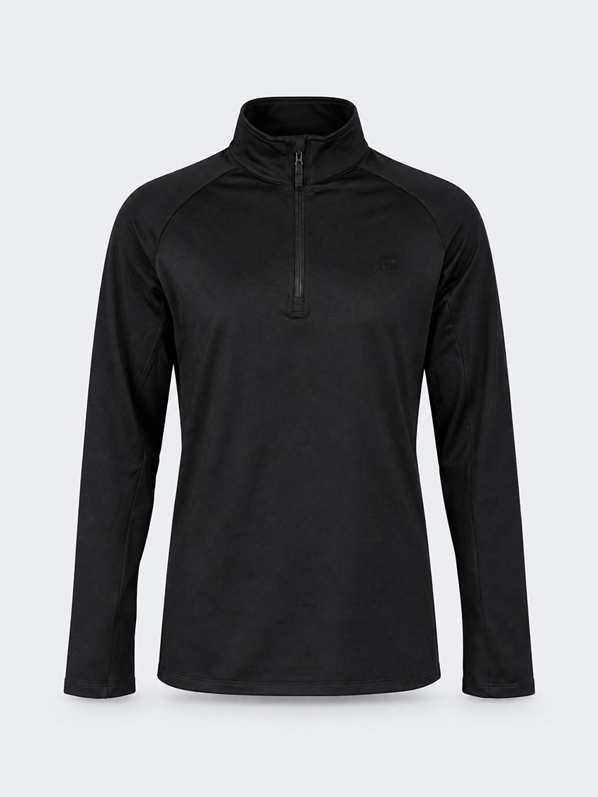 Oil &amp; Gaz Functional Unisex Lifestyle Tech Fleece 1/4 Zip Black