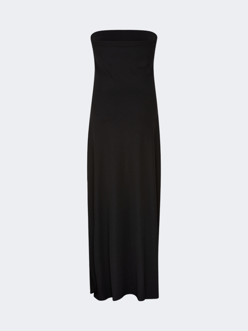 Oil&amp;Gaz Stylish Women Lifestyle Strapless Dress Black