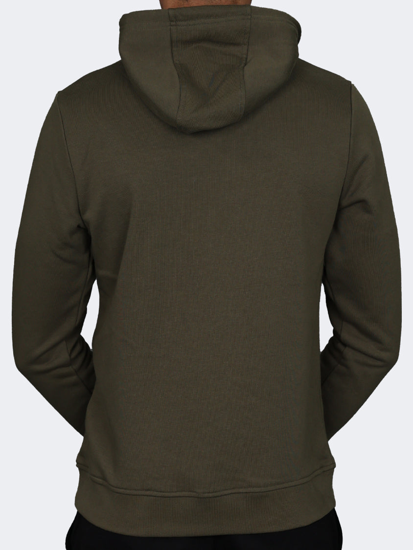 Oil And Gaz Plain Men Lifestyle Hoody Olive