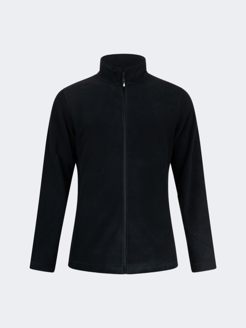 Oil&amp;Gaz Soft Men Skiing Full Zip Fleece Black