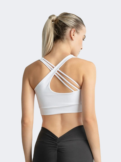 Oil And Gaz Sports Women Lifestyle Bra White