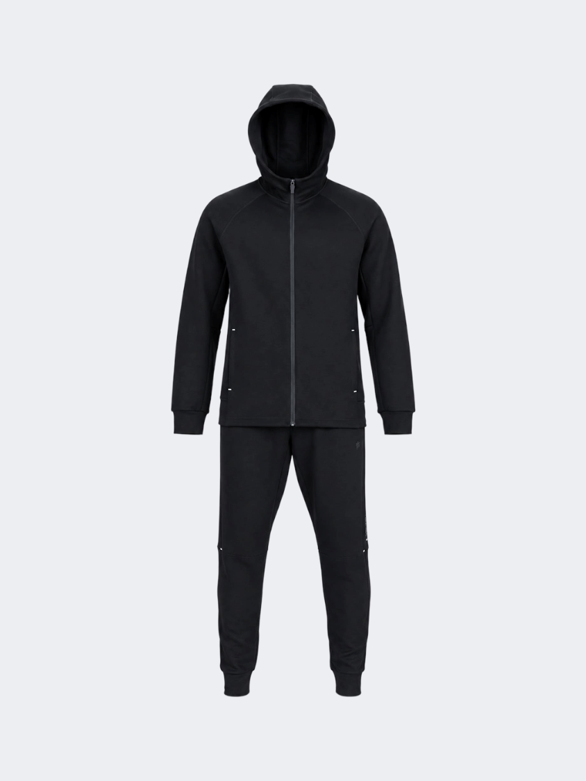 Oil And Gaz Sporty Unisex Lifestyle  Hooded Suit Black
